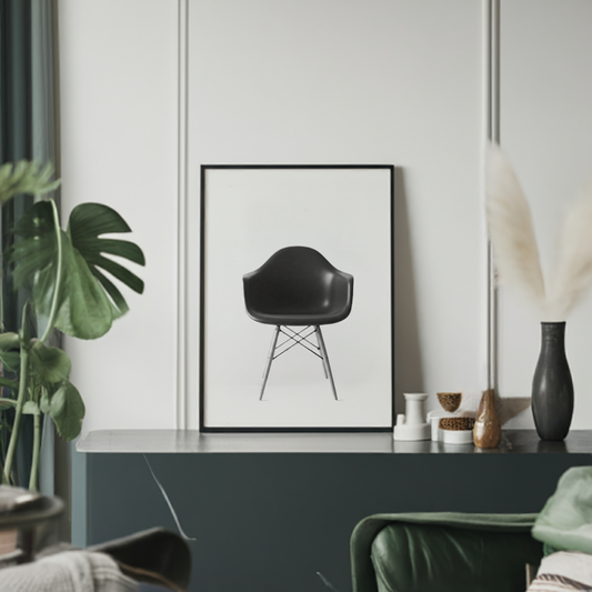 "Eames DAR chair" framed print